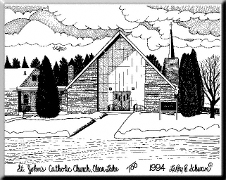 St Johns Catholic Church - Clear Lake, Wisconsin